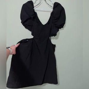 H&M Black Cut Out Dress